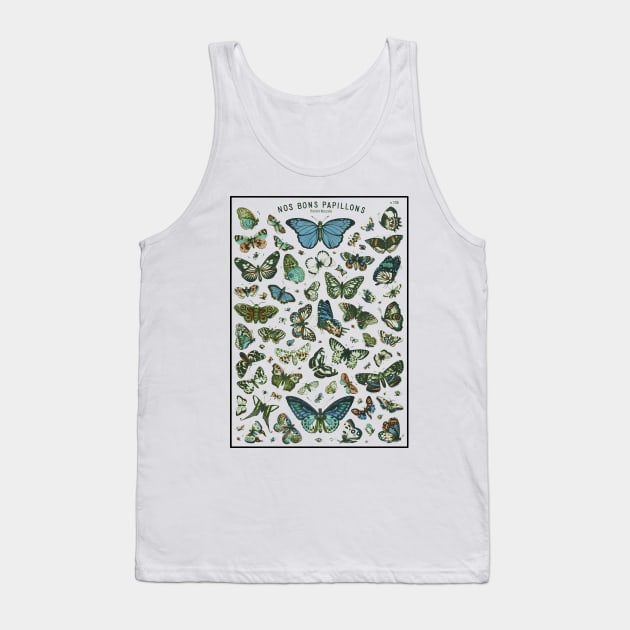 Butterfly Botanical Tank Top by vintageinspired